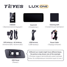 Load image into Gallery viewer, TEYES LUX ONE For Audi A4 4 B8 5 B9 Q5 8R Q5L 2 FY A3 8V A6 A6L 4 C7 Q3 8U (2007-2023) - Left Hand Drive