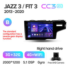 Load image into Gallery viewer, Honda Jazz 3 (2015-2020) / Fit 3 GP GK (2013-2020) 9" Right Hand