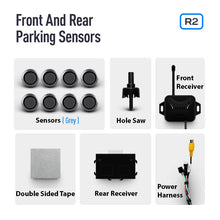 Load image into Gallery viewer, TEYES Front & Rear Parking Sensors / Radars For CC4 PRO / CC3 2K / LUXONE / CC2 Plus