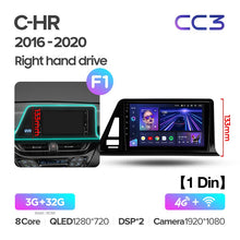 Load image into Gallery viewer, Toyota C-HR CHR (2016-2020) Right hand driver

