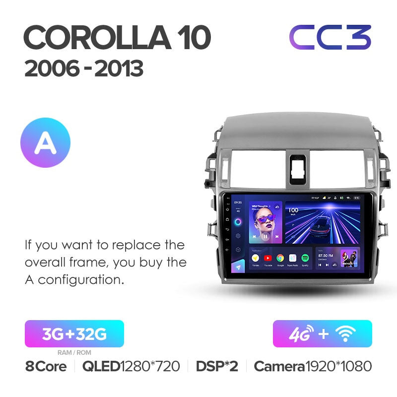 Toyota Corolla 10 E140 E150 / Auris E150 (2006-2013)