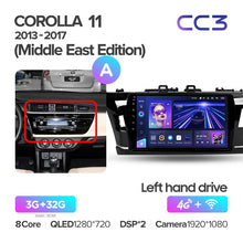 Load image into Gallery viewer, Toyota Corolla 11 (2013-2017) Left Hand Drive (Middle East Edition)
