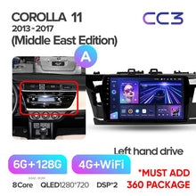 Load image into Gallery viewer, Toyota Corolla 11 (2013-2017) Left Hand Drive (Middle East Edition)
