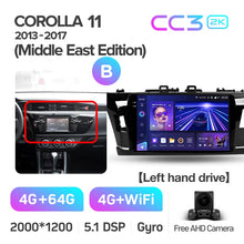 Load image into Gallery viewer, Toyota Corolla 11 (2013-2017) Left Hand Drive (Middle East Edition)
