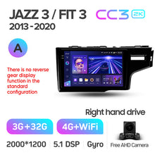 Load image into Gallery viewer, Honda Jazz 3 (2015-2020) / Fit 3 GP GK (2013-2020) 9&quot; Right Hand
