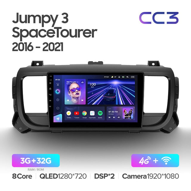 Citroen Jumpy III 3 / SpaceTourer I 1 / Peugeot Expert III 3 / Peugeot Traveller (2016-2021)