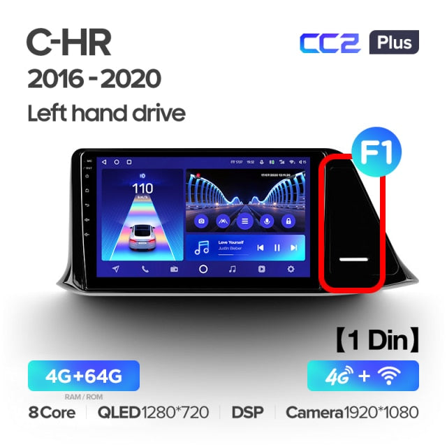 Toyota C-HR CHR (2016-2020) Left Hand Drive