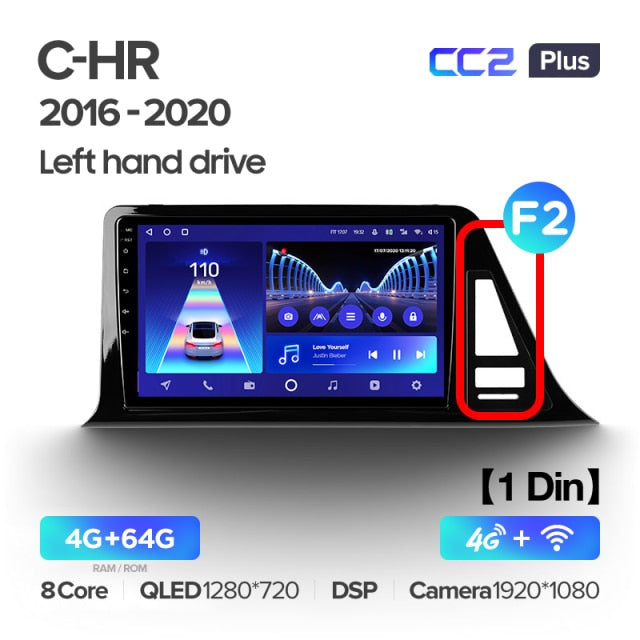 Toyota C-HR CHR (2016-2020) Left Hand Drive